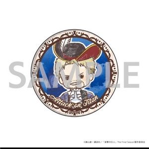 Attack on Titan Reiner Braun GraffArt Can Badge Shingeki no Kyojin Douwa ver